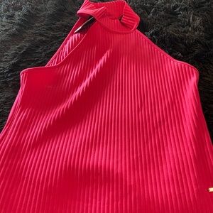 Pink upscale tank top